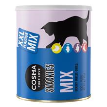 Bild Cosma Snackies XXL Maxi Tube frystorkat kattgodis - Mix 160 g (4 sorter)