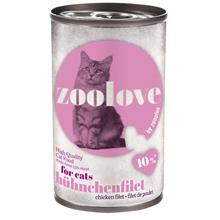 Bild zoolove våtfoder för katter 6 x 140 g - Kyckling