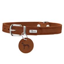 Bild HUNTER Aalborg, cognac hundhalsband - Stl. M: 38-47 cm halsomfång