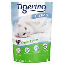 Bild Tigerino Crystals Flower Power kattsand - Ekonomipack: 3 x 5 l