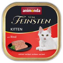 Bild Ekonomipack: Animonda vom Feinsten Kitten 72 x 100 g Nötkött