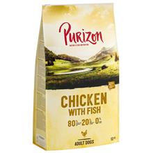 Bild Ekonomipack: Purizon hundfoder 2 x 12 kg - Adult Chicken & Fish - Grain Free