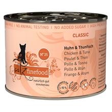 Bild Ekonomipack: catz finefood på burk 24 x 200 g - Kyckling & tonfisk