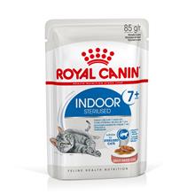 Bild Ekonomipack: Royal Canin våtfoder 48 x 85 g - Indoor Sterilised 7+ i sås