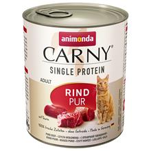 Bild Animonda Carny Single Protein Adult 6 x 800 g - Nötkött pur