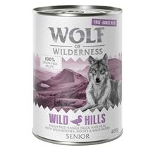 Bild Wolf of Wilderness Senior Free Range 6 x 400 g - Senior Wild Hills - Free Range Duck & Veal
