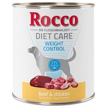 Bild Rocco Diet Care Weight Control Beef & Chicken 800 g Ekonomipack: 24 x 800 g