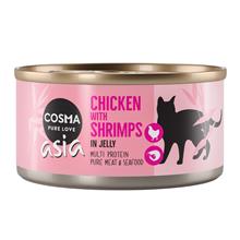 Bild Cosma Asia in Jelly 6 x 170 g - Kyckling & räkor