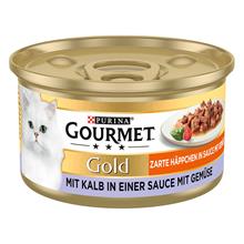 Bild Gourmet Gold Bitar i sås 12 x 85 g - Kalv & grönsaker