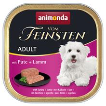 Bild Gourmetpaket: Animonda Vom Feinsten 24 x 150 g - Adult spannmålsfritt: Kalkon & lamm