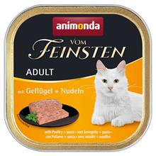 Bild Animonda vom Feinsten Adult 6 x 100 g Fjäderfä & pasta