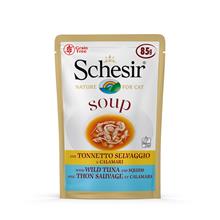 Bild Schesir Cat Soup 6 x 85 g - Vild tonfisk och bläckfisk