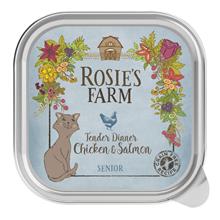 Bild Rosie's Farm Senior 16 x 100 g  - Senior: Kyckling & lax