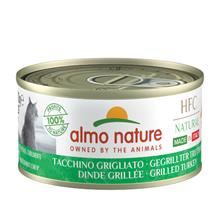 Bild Ekonomipack: Almo Nature HFC Natural Made in Italy 24 x 70 g - Grillad kalkon