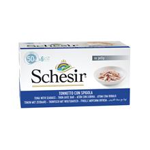 Bild Schesir Small i gelé 12 x 50 g - Blandpack: Tonfisk + Tonfisk & havsbborre