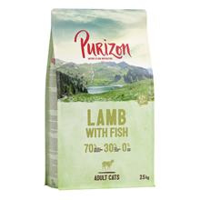 Bild 2,5 kg till extra lågt sparpris! Purizon torrfoder katt - Adult Lamb & Fish