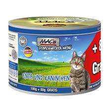 Bild MAC's Cat Gourmet 6 x 180 g Anka & kanin