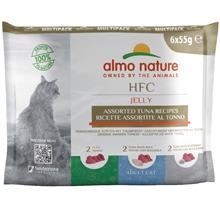 Bild Ekonomipack: Almo Nature HFC Jelly Pouch 24 x 55 g - Mix tonfisk (3 sorter)