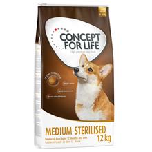 Bild Ekonomipack: 2-4 påsar Concept for Life - Medium Sterilised (2 x 12 kg)