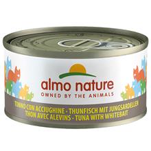 Bild Blandade provpack: Almo Nature torr- och våtfoder - 2 kg Holistic Oily Fish & Rice + 6 x 70 g Legend Tonfisk & babysardiner