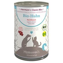 Bild Ekonomipack: Herrmann's Rent kött 12 x 400 g - Ekologisk kyckling