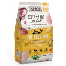 Bild MAC's Superfood for Cats Adult Anka, kalkon & kyckling - 1,5 kg