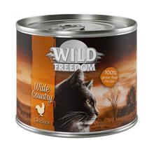 Bild Ekonomipack: Wild Freedom Adult 24 x 200 g - Wide Country - Chicken Pure