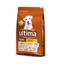 Bild Ekonomipack: 2 påsar Ultima hundfoder till lågt pris! - Mini Adult Chicken (2 x 7,5 kg)