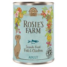 Bild Ekonomipack: Rosie's Farm Adult 24 x 400 g  - Fish & Chicken