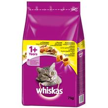 Bild Ekonomipack: Whiskas torrfoder - 1+ Kyckling (2 x 7 kg)