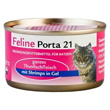 Bild Feline Porta 21 kattfoder 1 x 90 g - Tonfisk med räkor
