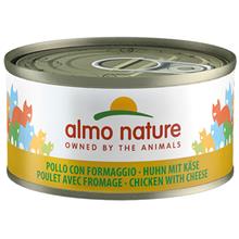 Bild Ekonomipack: Almo Nature 24 x 70 g - Kyckling & ost