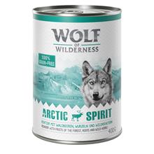 Bild Ekonomipack: Wolf of Wilderness 12 x 400 g - Arctic Spirit - Reindeer