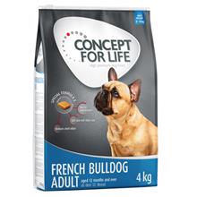 Bild Ekonomipack: 2-4 påsar Concept for Life - French Bulldogg Adult (2 x 4 kg)