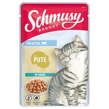 Bild Schmusy Ragout Kitten in Sauce 22 x 100 g - Kalkon