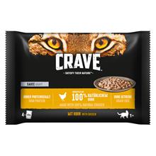 Bild Crave Cat Pouch Multipack 4 x 85 g - Sås Chicken
