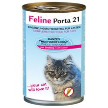 Bild Feline Porta 21 6 x 400 g - Tonfisk med skarpsill - spannmålsfritt