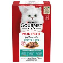Bild Gourmet Mon Petit 6 x 50 g - Duetti: Lax/Kyckling