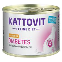 Bild Kattovit Diabetes/Weight 185 g 12 x 185 g Kyckling