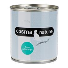 Bild Cosma Nature 6 x 280 g - Tonfisk & räkor