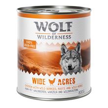 Bild Ekonomipack: Wolf of Wilderness 12 x 800 g NY! Wide Acres - Chicken