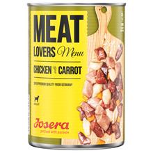 Bild Ekonomipack: Josera Meatlovers Menü 12 x 800 g - Kyckling & morötter