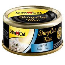 Bild Ekonomipack: GimCat ShinyCat Filet 24 x 70 g - Tonfisk