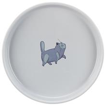 Bild Trixie keramikskål, flat och bred - 600 ml, Ø 23 cm