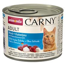 Bild Animonda Carny Adult 12 x 200 g - Nötkött, torsk & persiljerot