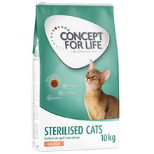 Bild Ekonomipack: Concept for Life - Sterilised Cats Salmon (2 x 10 kg)