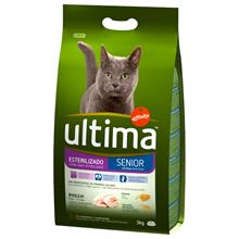 Bild Ultima Cat Sterilized Senior - Ekonomipack: 2 x 3 kg