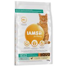 Bild IAMS for Vitality Light in Fat/Sterilised Chicken Ekonomipack: 2 x 10 kg