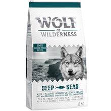 Bild Wolf of Wilderness Adult Deep Seas - Herring - Ekonomipack: 2 x 12 kg