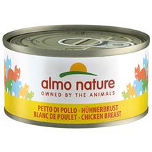 Bild Blandade provpack: Almo Nature torr- och våtfoder - 2 kg Holistic Chicken & Rice + 6 x 70 g Legend Kyckling & ost